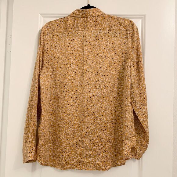 Equipment Femme sz L Leema button down shirt floral satin blouse - Picture 2 of 8